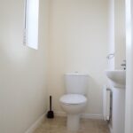 White colour modern western toilet