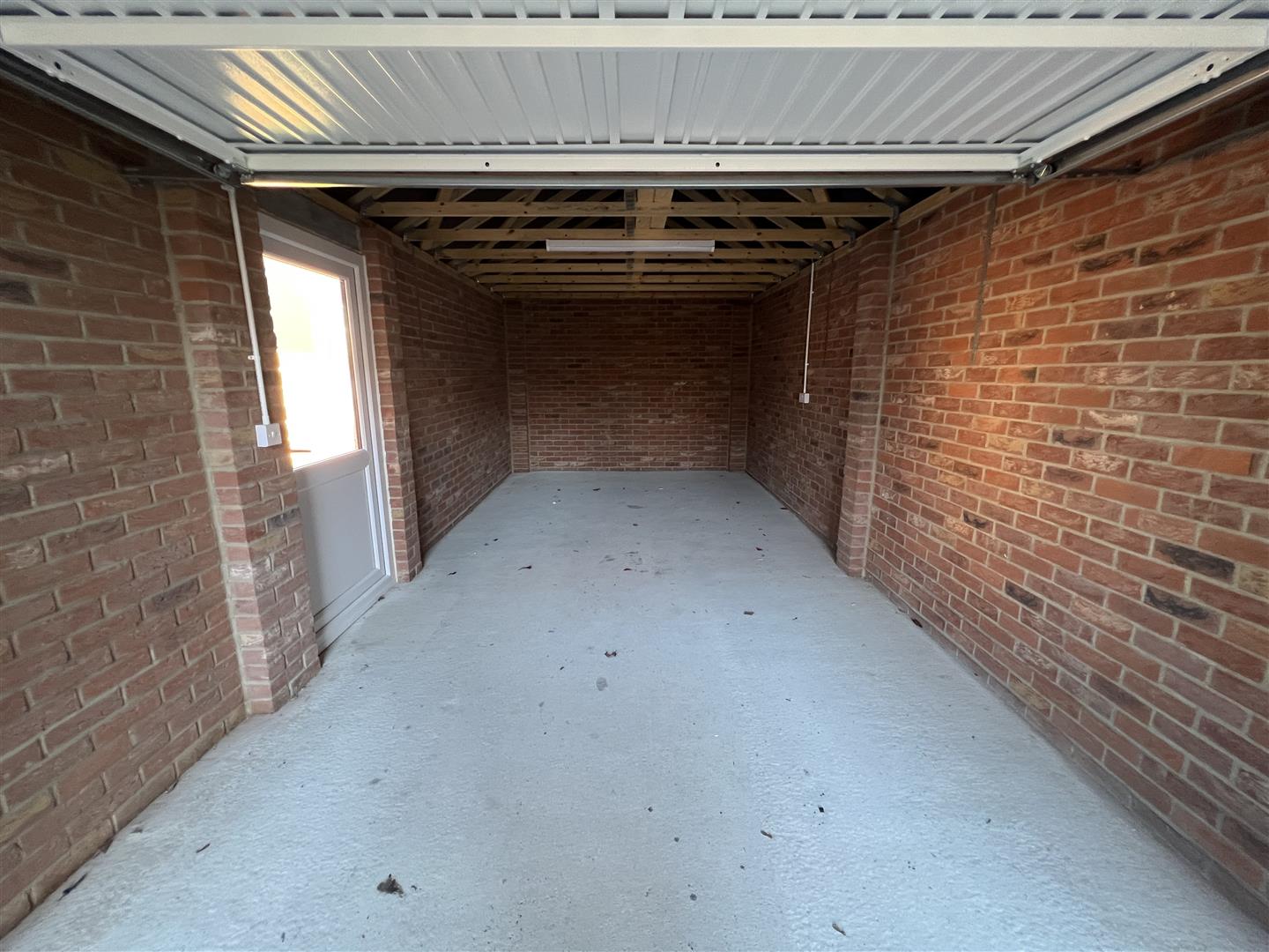 A single garage area for car
